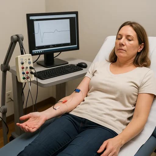 انجام نوار عصب و عضله (EMG/NCV) برای ارزیابی اعصاب و عضلات